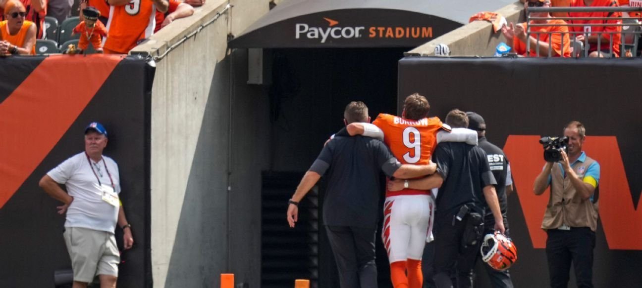 Joe Burrow passará três meses fora após cirurgia no “turf toe” e Bengals recorrem a Jake Browning - Imagem do artigo