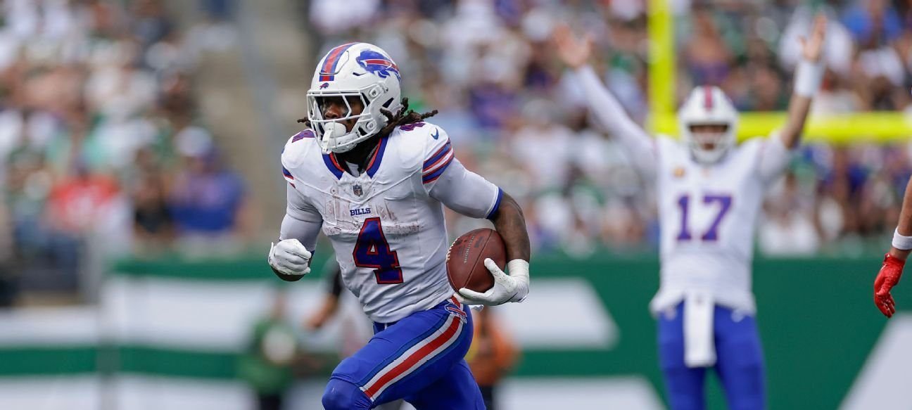 Analista da ESPN divulga 25 jogadores mais cotados para marcar touchdown na Semana 3 da NFL - Imagem do artigo