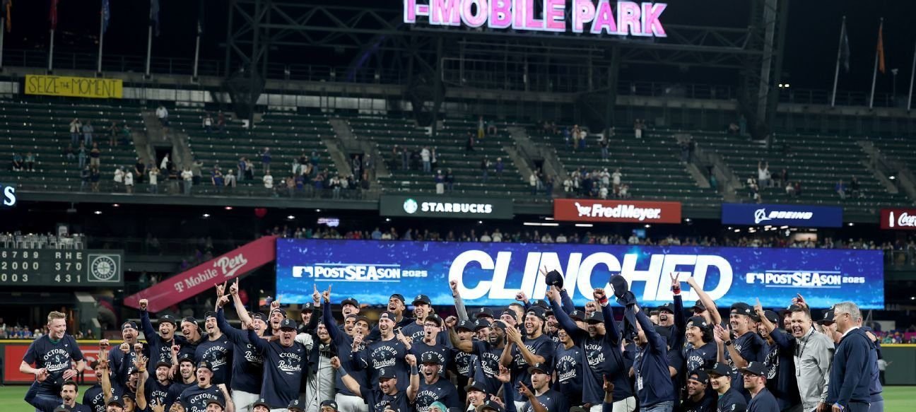 Mariners vencem Rockies, garantem vaga nos playoffs e ficam a um passo do título da AL Oeste - Imagem do artigo