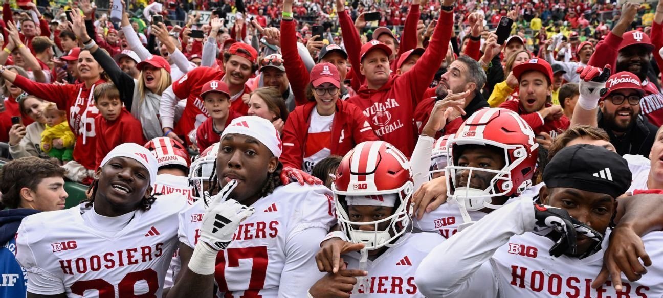 Indiana derruba Oregon, assume status de potência nacional e movimenta a Semana 7 do futebol americano universitário - Imagem do artigo